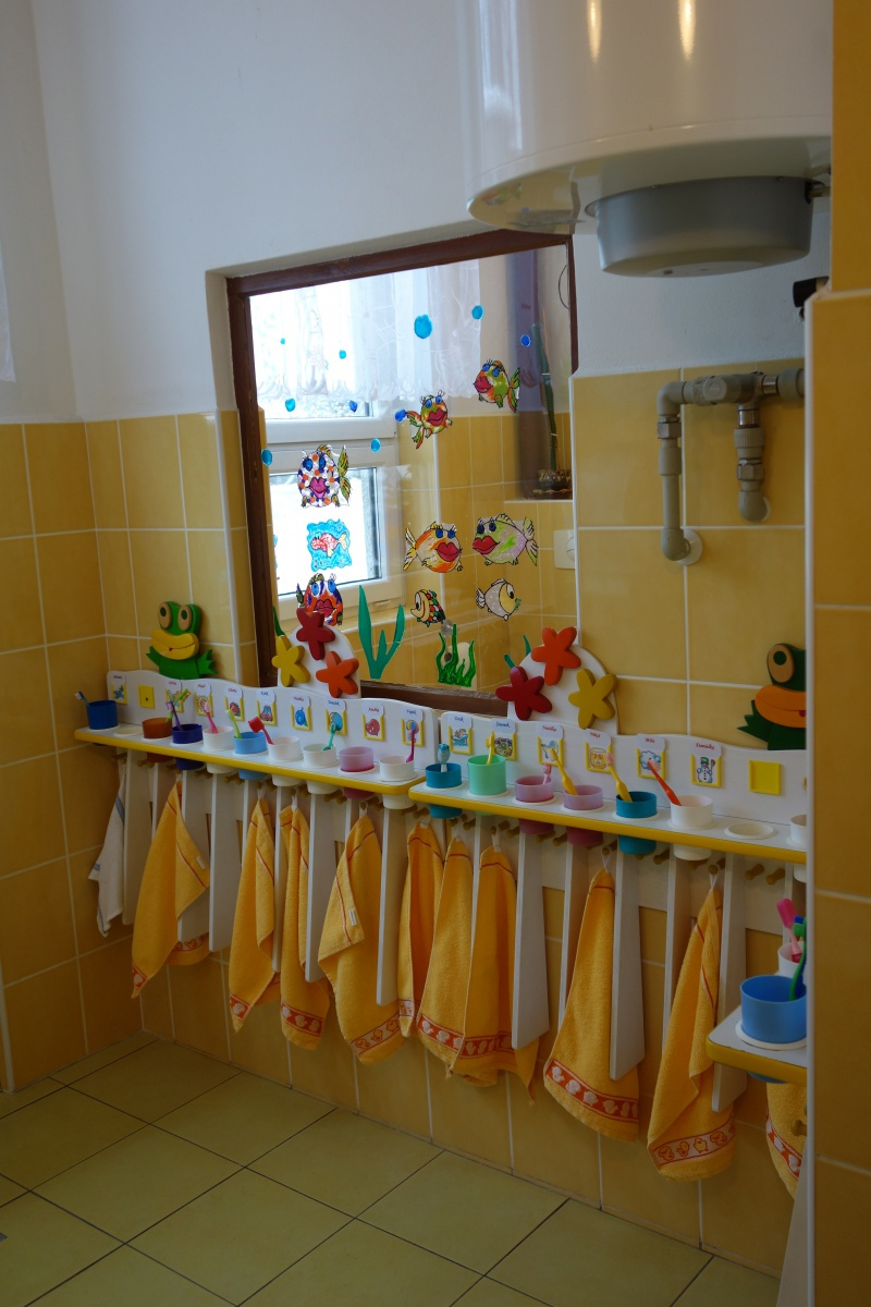 Školka Kunžak, Žluťásci - umývárny dětí 